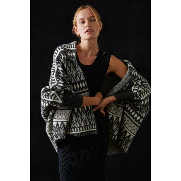 LOOK BY M By Anthropologie Bohemian Cardigan Sweater Multicolor Size ALL - Picture 2 of 11